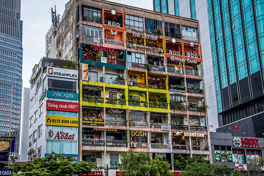 Apartment 42 Nguyen Hue offers a glimpse into the city’s rich history and cultural heritage Nguyen Hue walking street in Saigon