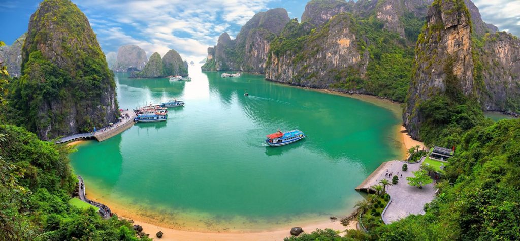 halong bay shore excursions from cai lan port