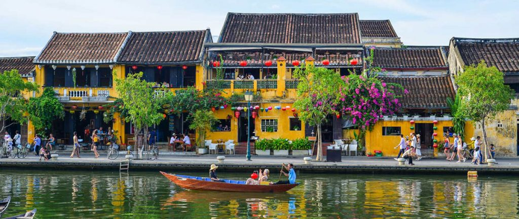 Explore enchanting Hoi An Ancient Town: Lantern-lit streets and timeless charm. Historic Hoi An Ancient Town, Vietnam, explored as part of a Vietnam and Cambodia tour.