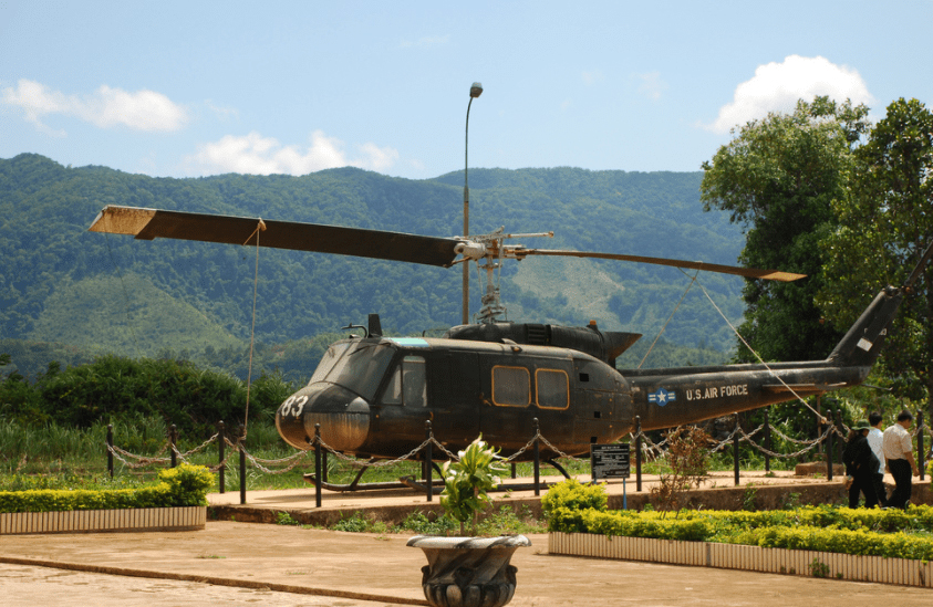 Helicopter in Khe Sanh - Vietnam Shore Excursions